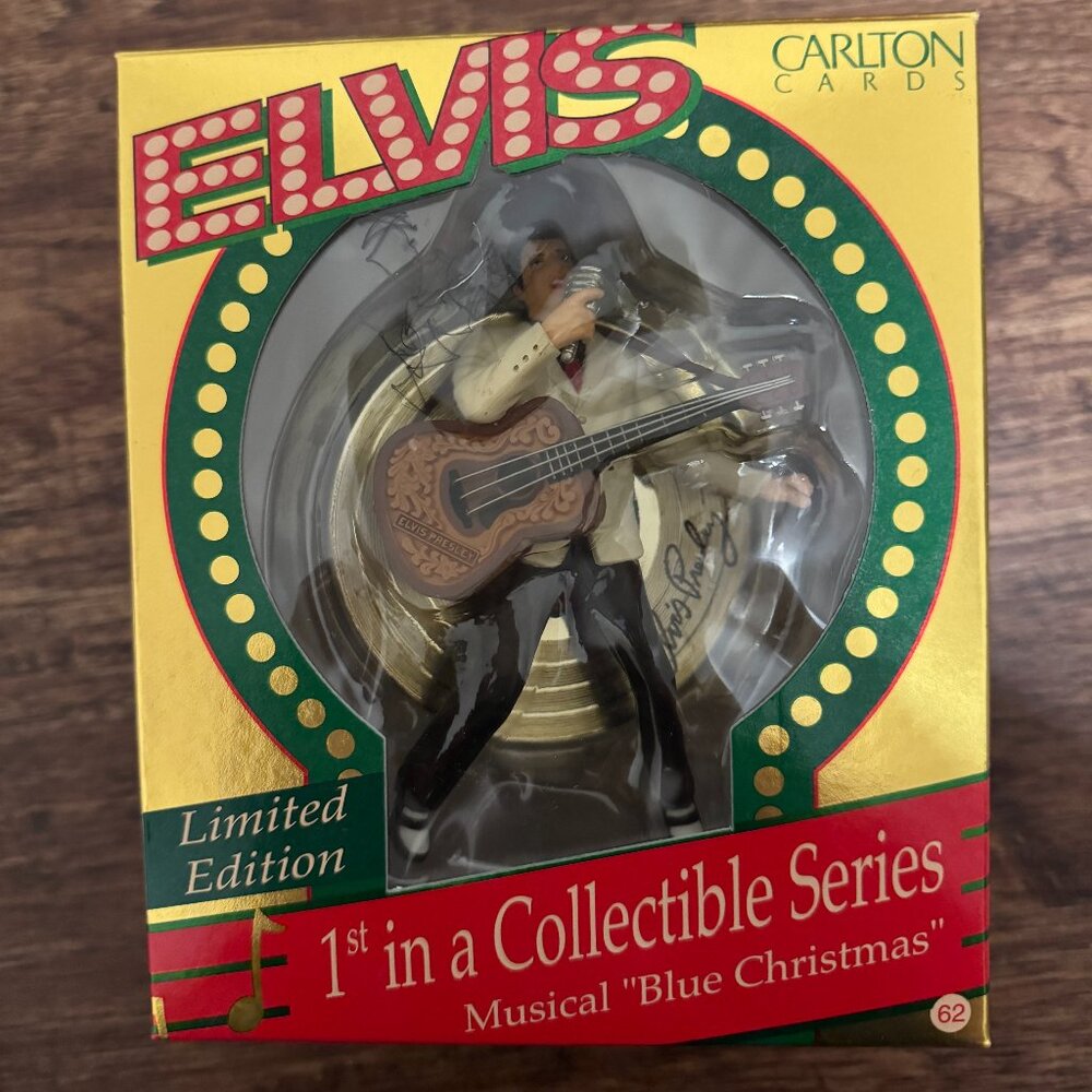 Set of 3 + bonus collectible series Elvis Ornaments
